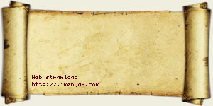 Jana Dangubić vizit kartica